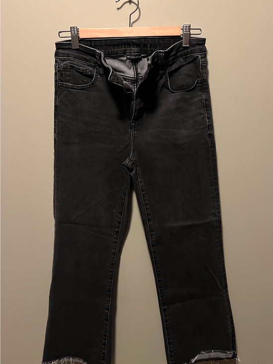 American Eagle Outfitters Denim - American Eagle Outfitters Black Boot-kick Cropped Jeans